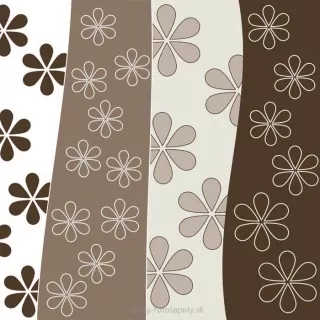 Vliesové fototapety Brown Pattern L-252