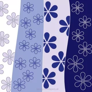 Vliesové fototapety Blue Pattern L-253
