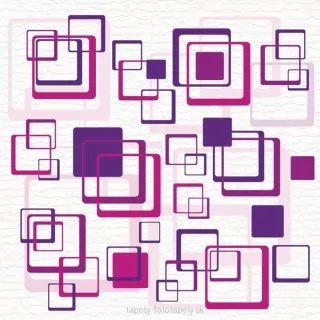 Vliesové fototapety Violet Squares L-255