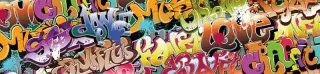 Fototapeta Dimex Graffiti KI260-020 | 260 x 60 cm