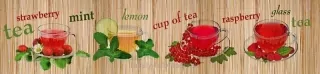 Fototapeta Dimex Tea KI260-024 | 260 x 60 cm