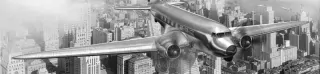 Fototapeta Dimex Airplane KI260-039 | 260 x 60 cm