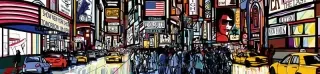 Fototapeta Dimex Times Square KI260-040 | 260 x 60 cm