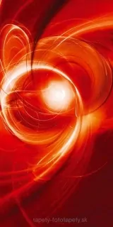 Samolepiace fototapety Dimex Red Abstract 95 x 210 cm D035